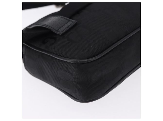 Borsello da Vita GUCCI GG Canvas Off The Grid Nero Argento 631341 Auth 203130A - vista 16