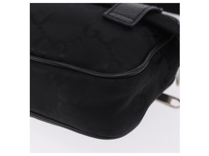 Borsello da Vita GUCCI GG Canvas Off The Grid Nero Argento 631341 Auth 203130A - vista 17