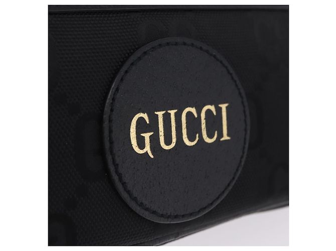 Borsello da Vita GUCCI GG Canvas Off The Grid Nero Argento 631341 Auth 203130A - vista 18