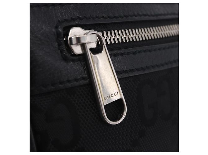Borsello da Vita GUCCI GG Canvas Off The Grid Nero Argento 631341 Auth 203130A - vista 19