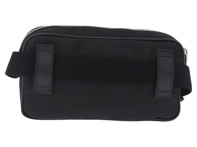 Borsello da Vita GUCCI GG Canvas Off The Grid Nero Argento 631341 Auth 203130A - vista 2