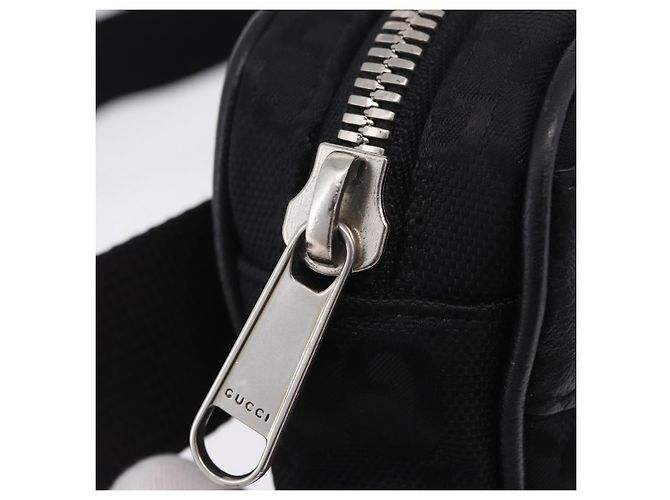 Borsello da Vita GUCCI GG Canvas Off The Grid Nero Argento 631341 Auth 203130A - vista 20
