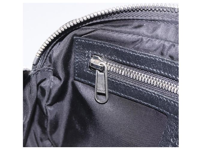 Borsello da Vita GUCCI GG Canvas Off The Grid Nero Argento 631341 Auth 203130A - vista 24