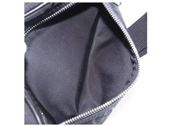 Borsello da Vita GUCCI GG Canvas Off The Grid Nero Argento 631341 Auth 203130A - vista 26