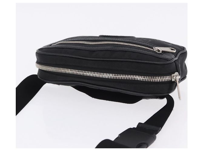 Borsello da Vita GUCCI GG Canvas Off The Grid Nero Argento 631341 Auth 203130A - vista 6