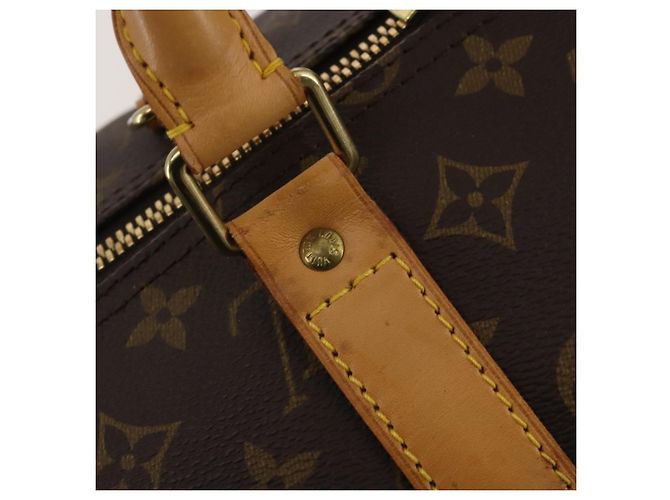 LOUIS VUITTON Monogram Keepall 55 Boston Bag M41424 LV Auth 198952A Monogramma - vista 10