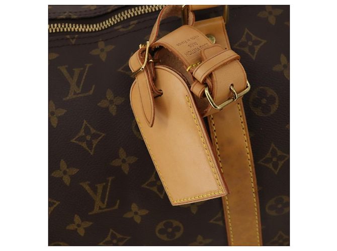 LOUIS VUITTON Monogram Keepall 55 Boston Bag M41424 LV Auth 198952A Monogramma - vista 18