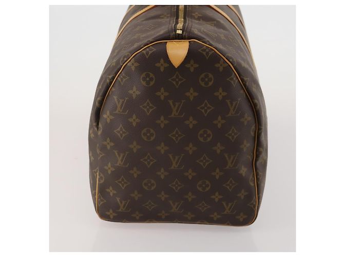 LOUIS VUITTON Monogram Keepall 55 Boston Bag M41424 LV Auth 198952A Monogramma - vista 3