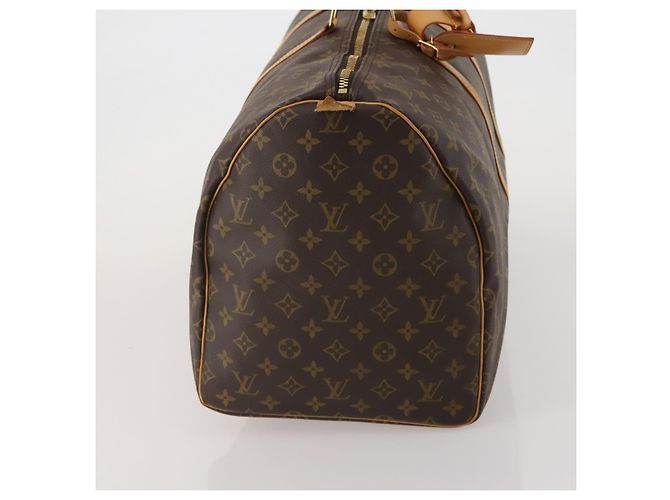 LOUIS VUITTON Monogram Keepall 55 Boston Bag M41424 LV Auth 198952A Monogramma - vista 4