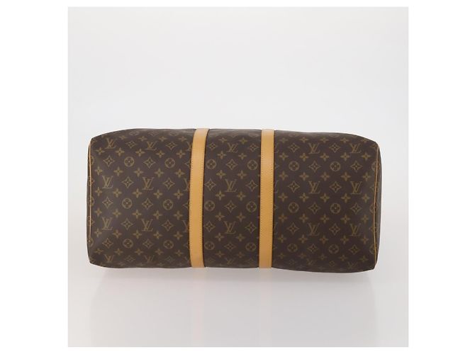 LOUIS VUITTON Monogram Keepall 55 Boston Bag M41424 LV Auth 198952A Monogramma - vista 5
