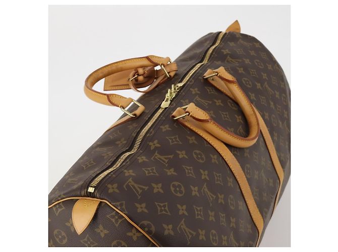 LOUIS VUITTON Monogram Keepall 55 Boston Bag M41424 LV Auth 198952A Monogramma - vista 6