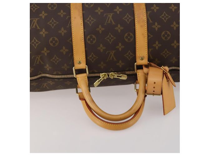 LOUIS VUITTON Monogram Keepall 55 Boston Bag M41424 LV Auth 198952A Monogramma - vista 7