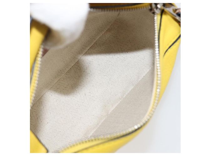 LOEWE x Studio Ghibli Mon Voisin Totoro M Totoro Puzzle Bag Mini Auth 167566SM Argenté Jaune - vue 10