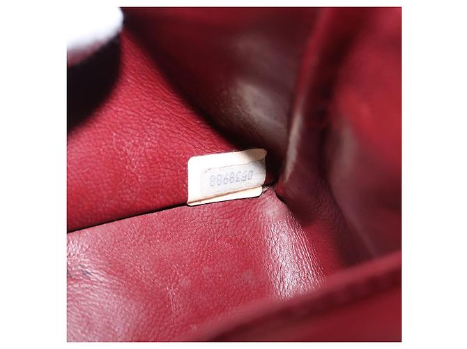 Borsa a tracolla CHANEL Chain Matelasse 23 in pelle d'agnello nera e oro CC Auth 200493SAM Nero D'oro - vista 11