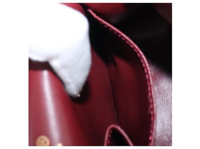 Borsa a tracolla CHANEL Chain Matelasse 23 in pelle d'agnello nera e oro CC Auth 200493SAM Nero D'oro - vista 24