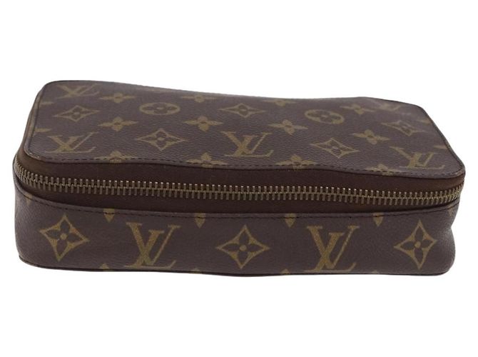 LOUIS VUITTON Monogram Pochette Monte Carlo Jewelry Box M47350 LV Auth 201397A Monogramme - vue 13
