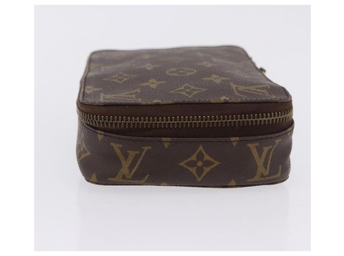 LOUIS VUITTON Monogram Pochette Monte Carlo Jewelry Box M47350 LV Auth 201397A Monogramme - vue 3