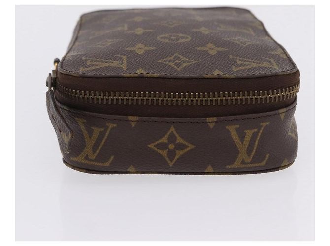 LOUIS VUITTON Monogram Pochette Monte Carlo Jewelry Box M47350 LV Auth 201397A Monogramme - vue 4