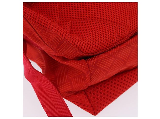 Borsa Body Bag BOTTEGA VENETA Nylon Rosso Argento Auth bs36846V - vista 15