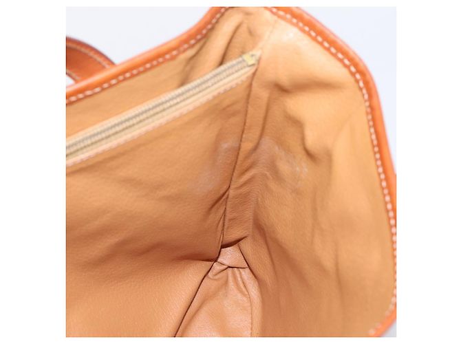 Céline Borsa Tote CELINE Macadam Canvas PVC Pelle Brown Gold Auth 203435A Marrone D'oro - vista 20