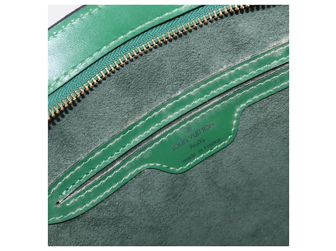 Borsa Shopping LOUIS VUITTON Epi Saint Jacques Green M52274 LV Auth BA15650 Verde - vista 18