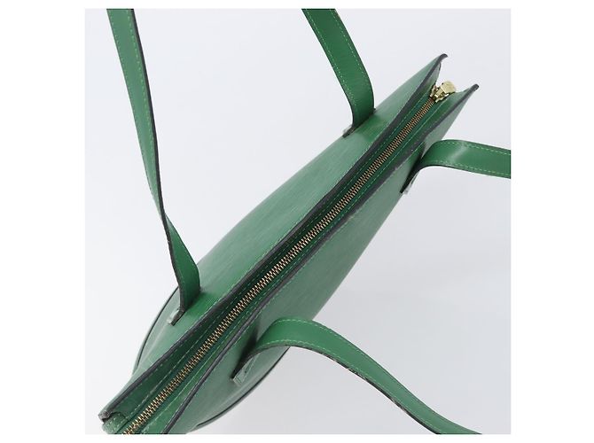 Borsa Shopping LOUIS VUITTON Epi Saint Jacques Green M52274 LV Auth BA15650 Verde - vista 6