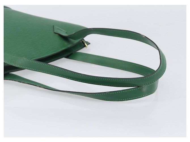 Borsa Shopping LOUIS VUITTON Epi Saint Jacques Green M52274 LV Auth BA15650 Verde - vista 7