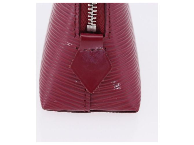 LOUIS VUITTON Epi Pochette Cosmetic PM Beauty Case Fuchsia M40641 Auth 203785 Fuschia - vista 4