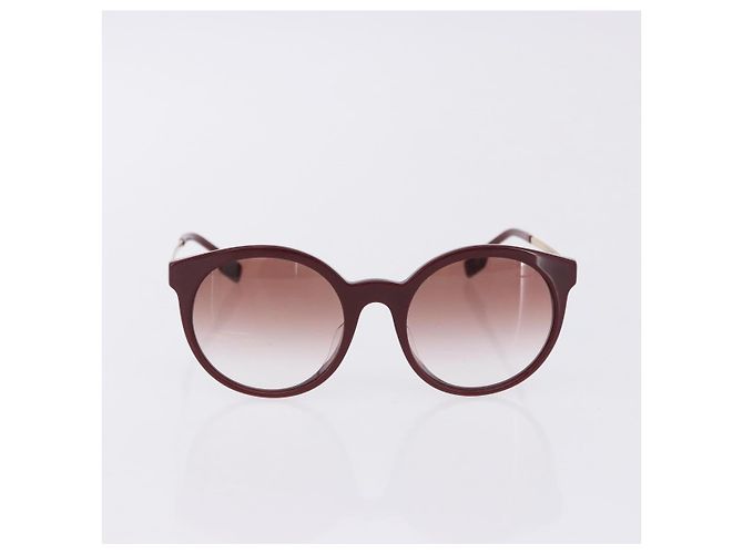 Occhiali da sole BURBERRY Plastica Set da 2 Rosso Argento Oro Auth BA15437 D'oro - vista 2