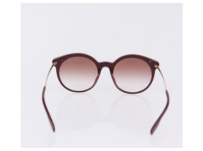Occhiali da sole BURBERRY Plastica Set da 2 Rosso Argento Oro Auth BA15437 D'oro - vista 3