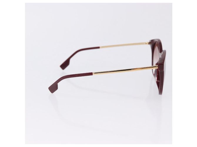 Occhiali da sole BURBERRY Plastica Set da 2 Rosso Argento Oro Auth BA15437 D'oro - vista 6