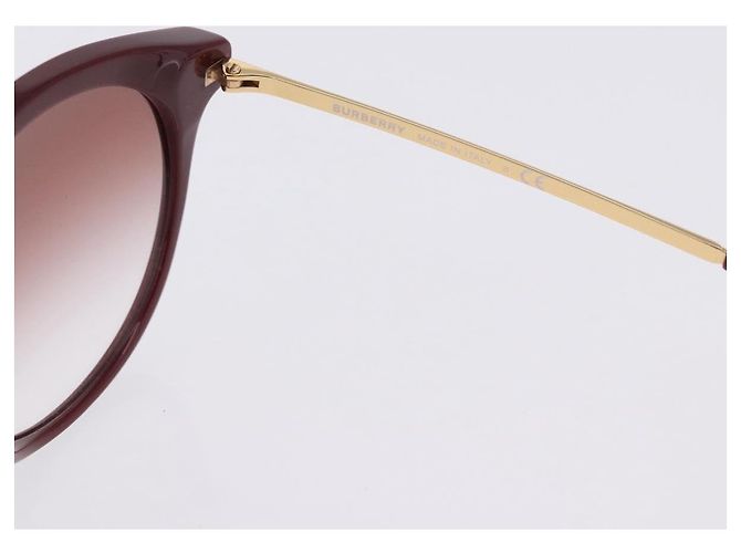 Occhiali da sole BURBERRY Plastica Set da 2 Rosso Argento Oro Auth BA15437 D'oro - vista 8