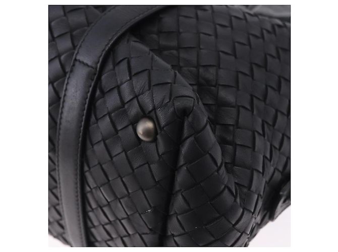 Borsa BOTTEGA VENETA INTRECCIATO in pelle nera Auth 200420SAM Nero - vista 14
