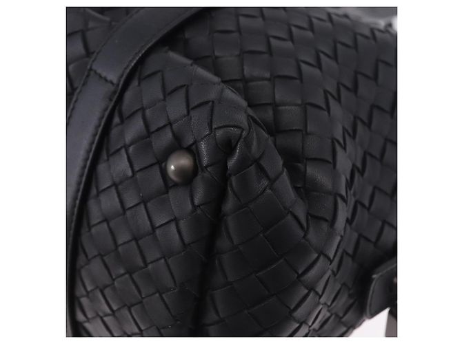 Borsa BOTTEGA VENETA INTRECCIATO in pelle nera Auth 200420SAM Nero - vista 16