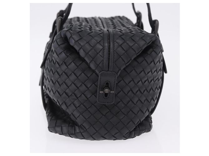Borsa BOTTEGA VENETA INTRECCIATO in pelle nera Auth 200420SAM Nero - vista 3