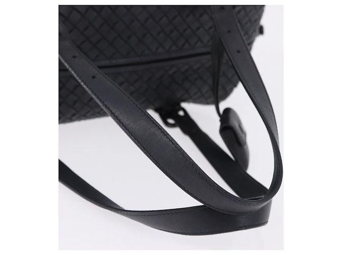 Borsa BOTTEGA VENETA INTRECCIATO in pelle nera Auth 200420SAM Nero - vista 7
