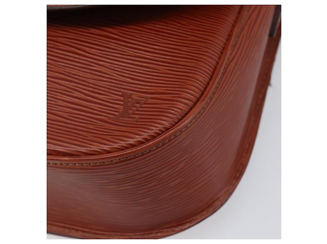 LOUIS VUITTON Epi Saint Cloud GM Shoulder Bag Brown M52193 LV Auth 202978 Marrone - vista 15