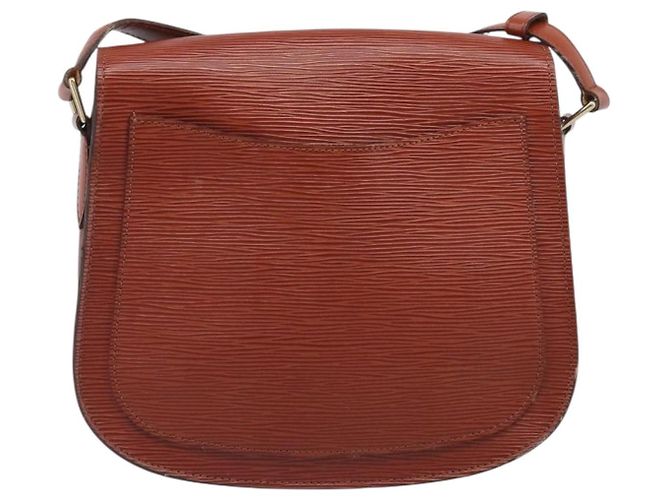 LOUIS VUITTON Epi Saint Cloud GM Shoulder Bag Brown M52193 LV Auth 202978 Marrone - vista 2