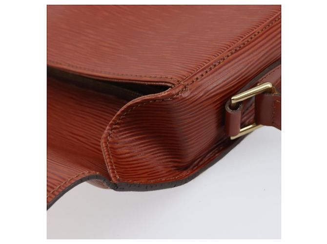 LOUIS VUITTON Epi Saint Cloud GM Shoulder Bag Brown M52193 LV Auth 202978 Marrone - vista 20