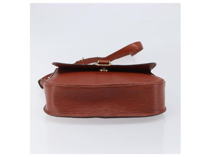 LOUIS VUITTON Epi Saint Cloud GM Shoulder Bag Brown M52193 LV Auth 202978 Marrone - vista 5