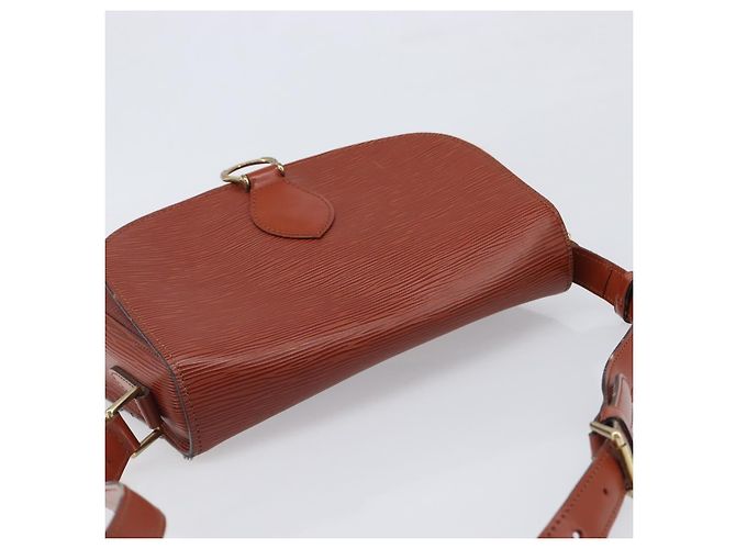 LOUIS VUITTON Epi Saint Cloud GM Shoulder Bag Brown M52193 LV Auth 202978 Marrone - vista 6