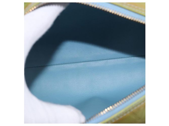LOUIS VUITTON Monogram Vernis Bedford Hand Bag Baby Blue M91007 LV Auth 202943V Blu chiaro - vista 11