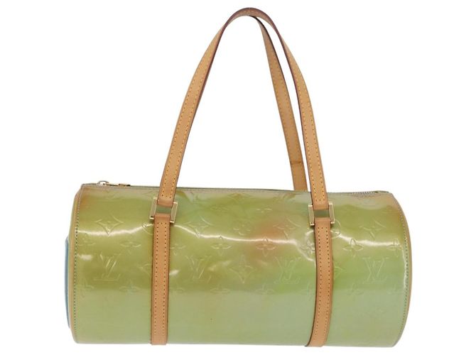 LOUIS VUITTON Monogram Vernis Bedford Hand Bag Baby Blue M91007 LV Auth 202943V Blu chiaro - vista 13