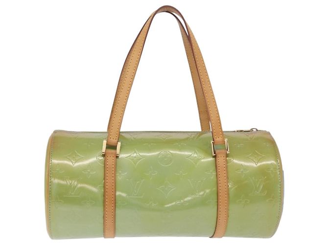 LOUIS VUITTON Monogram Vernis Bedford Hand Bag Baby Blue M91007 LV Auth 202943V Blu chiaro - vista 2