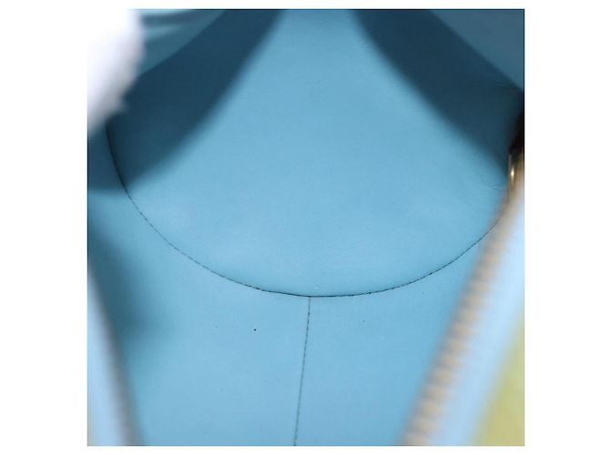 LOUIS VUITTON Monogram Vernis Bedford Hand Bag Baby Blue M91007 LV Auth 202943V Blu chiaro - vista 20