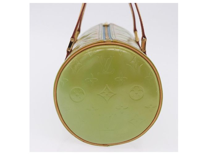 LOUIS VUITTON Monogram Vernis Bedford Hand Bag Baby Blue M91007 LV Auth 202943V Blu chiaro - vista 3