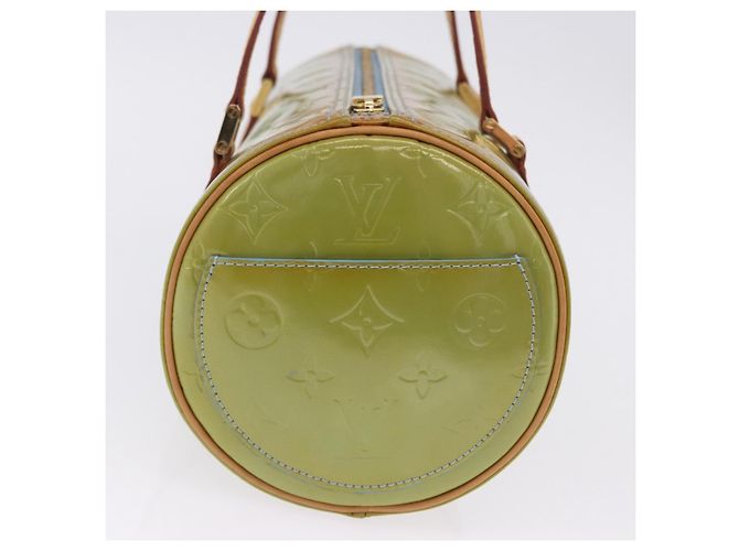 LOUIS VUITTON Monogram Vernis Bedford Hand Bag Baby Blue M91007 LV Auth 202943V Blu chiaro - vista 4