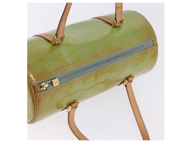 LOUIS VUITTON Monogram Vernis Bedford Hand Bag Baby Blue M91007 LV Auth 202943V Blu chiaro - vista 7