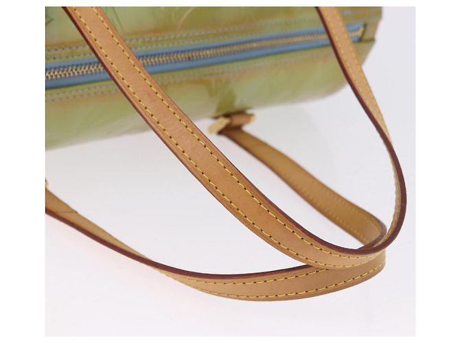 LOUIS VUITTON Monogram Vernis Bedford Hand Bag Baby Blue M91007 LV Auth 202943V Blu chiaro - vista 8