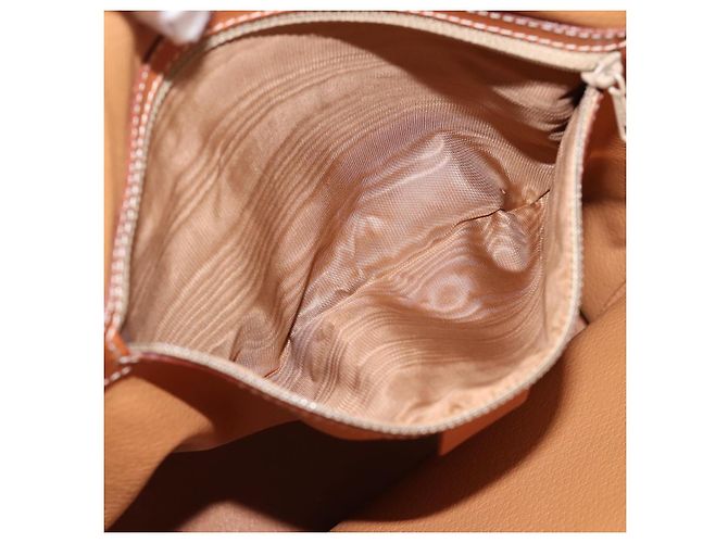 Céline CELINE Macadam Canvas Tote Bag PVC Leder Brown Gold Auth 201267V Braun Golden - Ansicht 22
